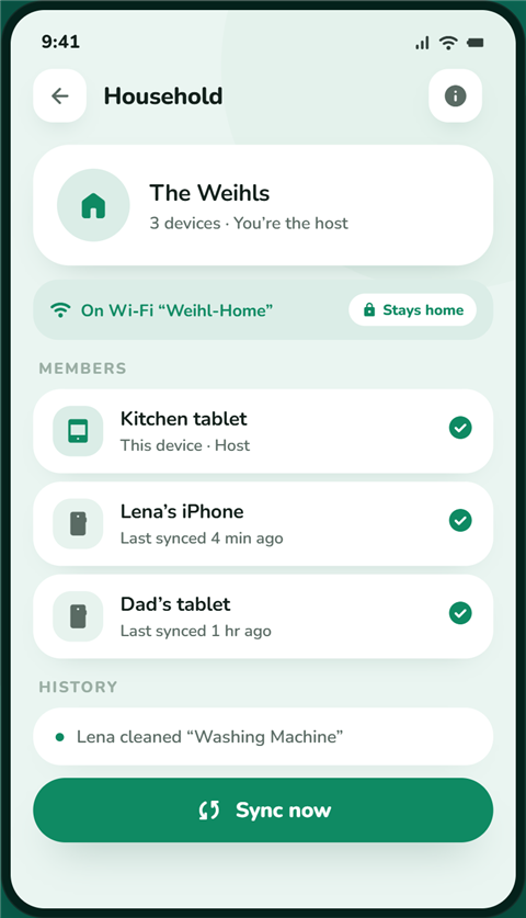 Family Sync in the household